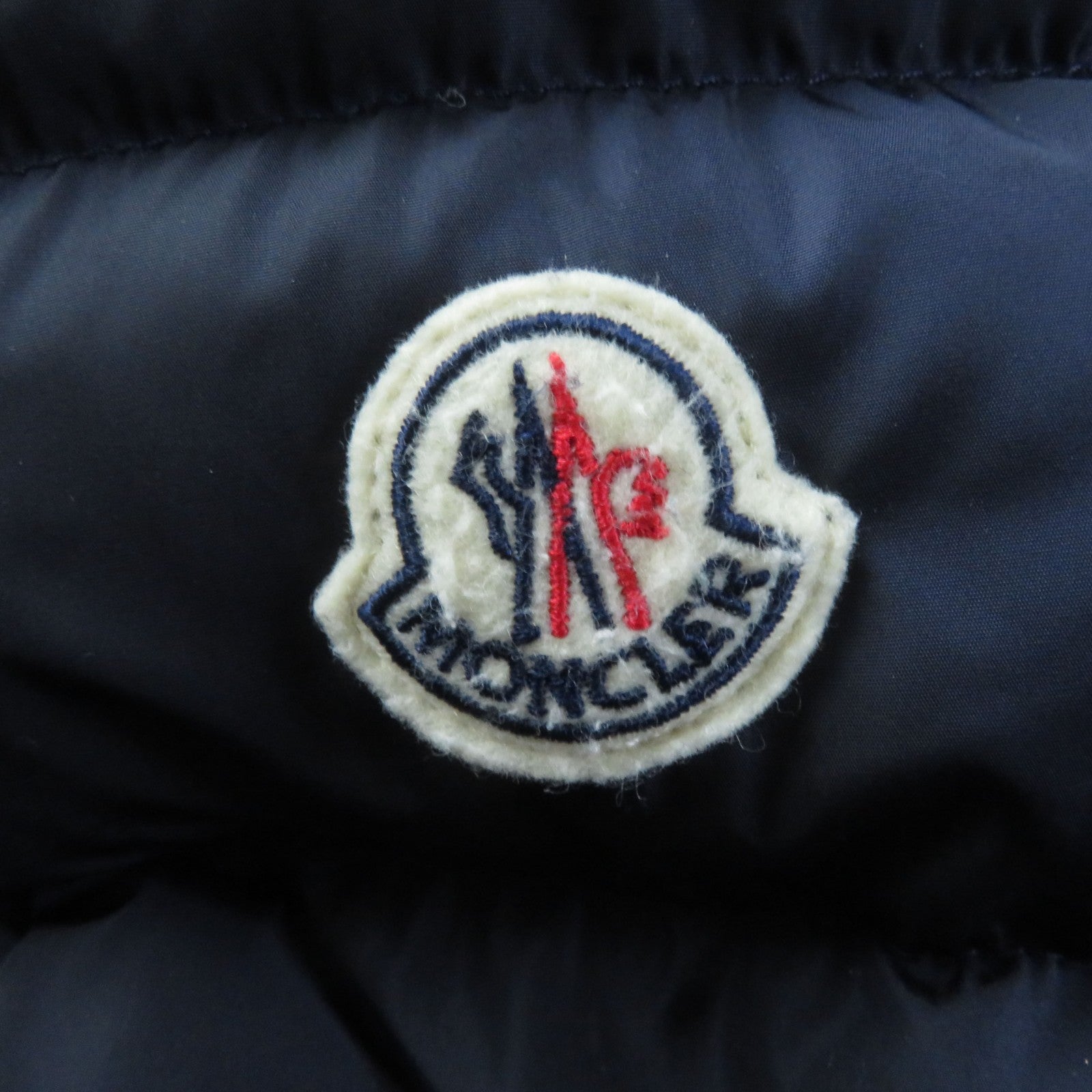 Moncler FLAMMETTE Nylon Down Coat Navy Women