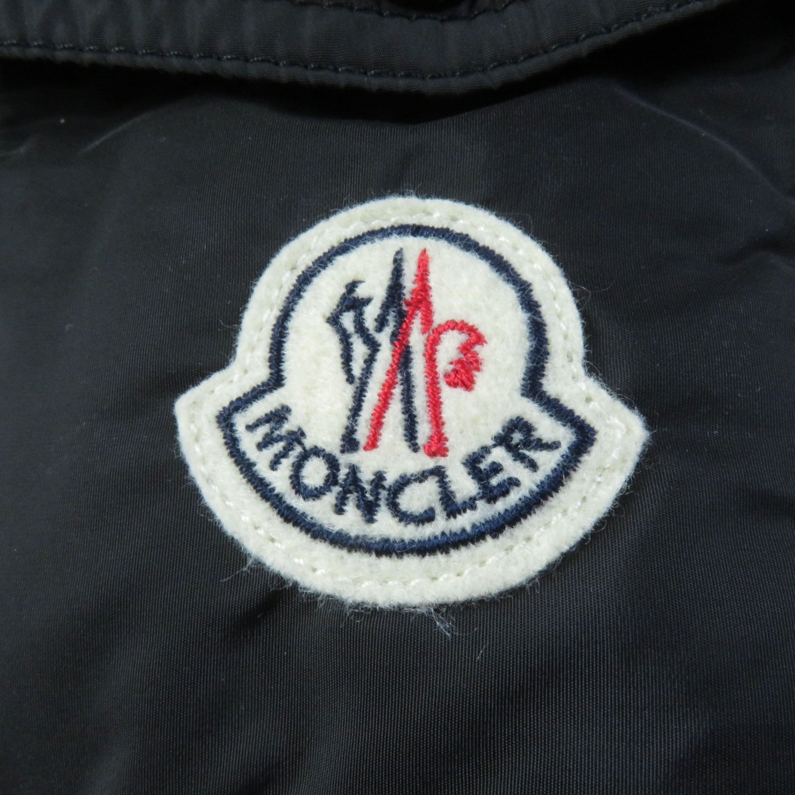 Moncler CHARP Nylon Down Coat with Fur Hood