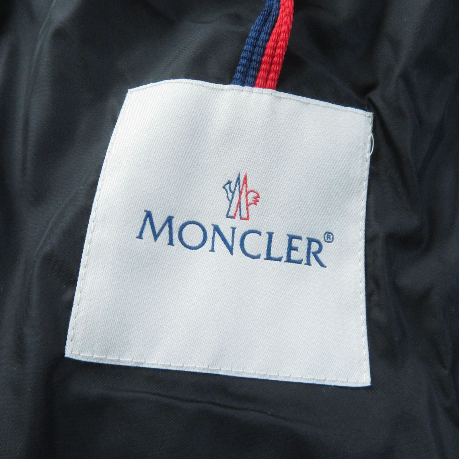 Moncler CHARP Nylon Down Coat with Fur Hood