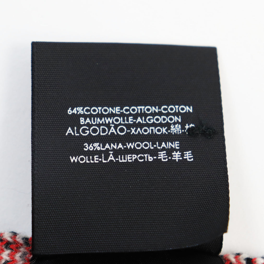 GUCCI Cotton Wool GG Diamond Scarf Black