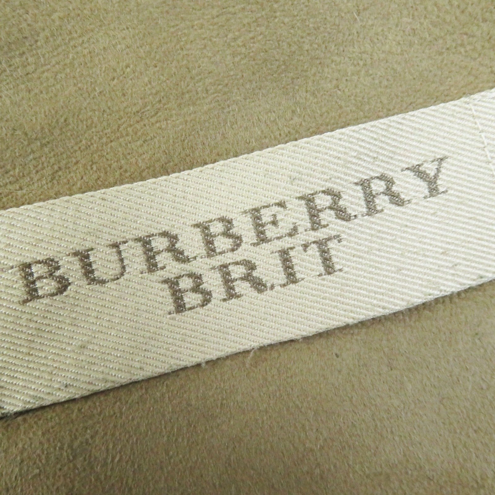 Burberry Shearling Belted Zip-Up Coat Beige 38