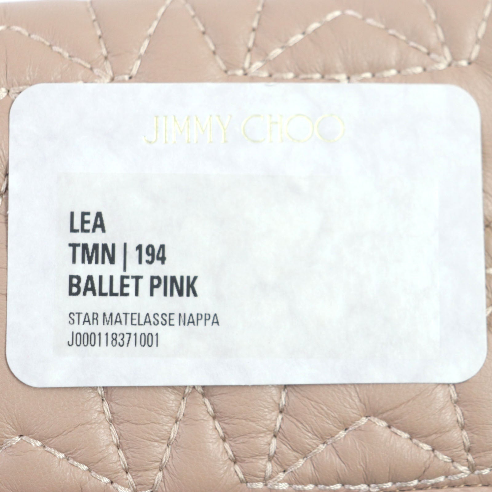 Jimmy Choo LEA Star Quilted Leather Wallet