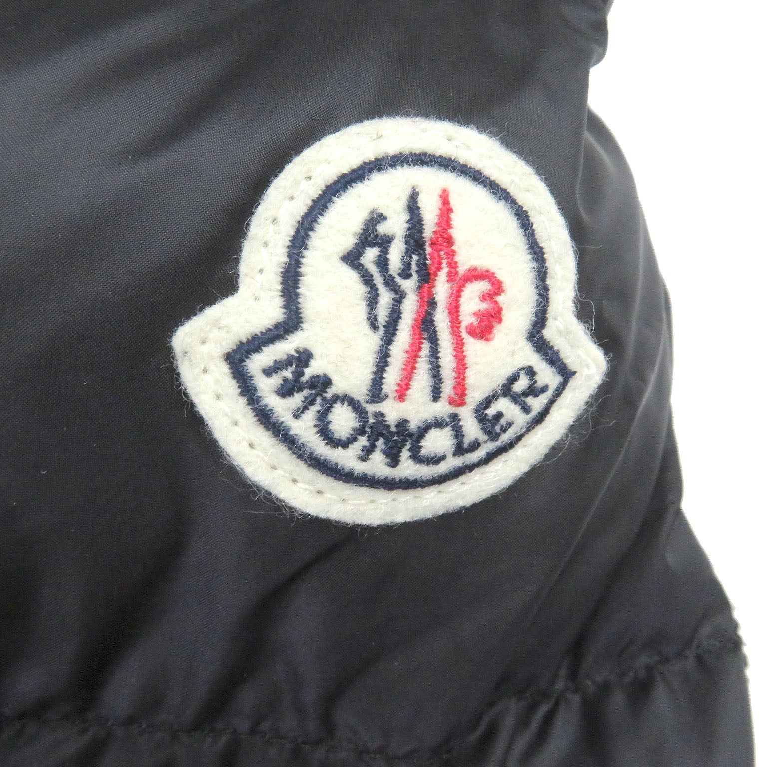 Moncler HERMINE Nylon Down Hooded Jacket Black Women