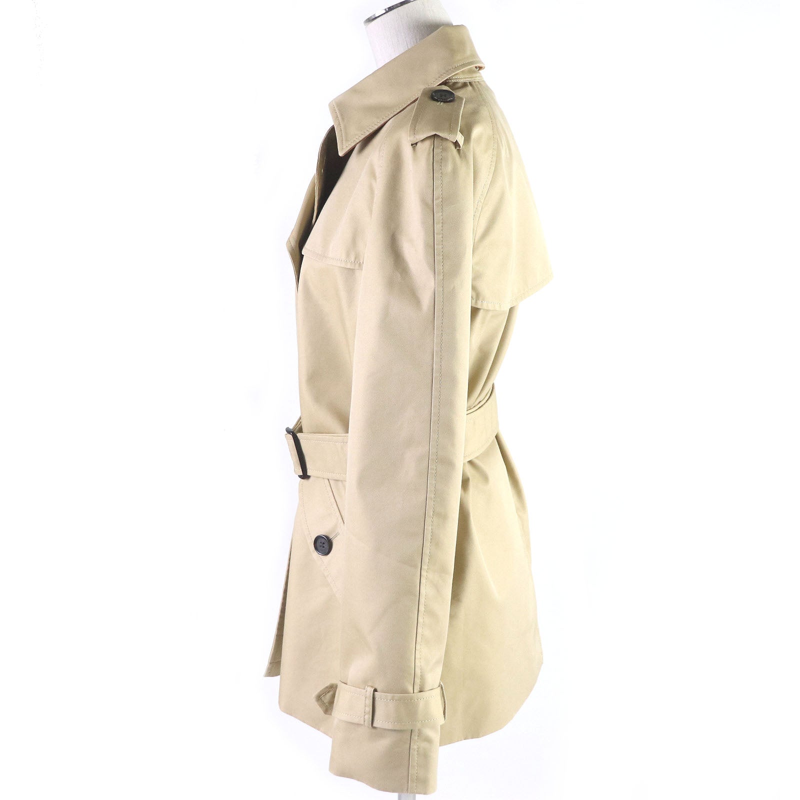 COACH F86050 Women's Short Trench Coat Beige M