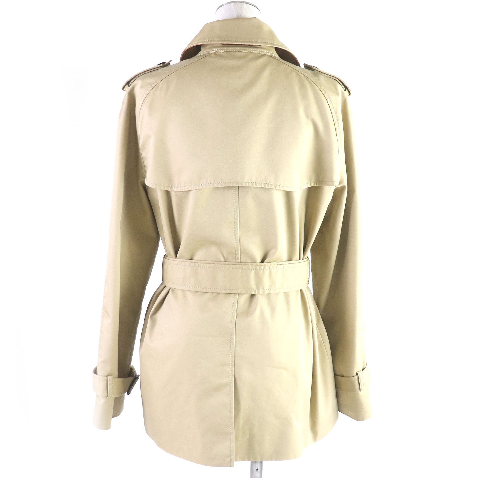 COACH F86050 Women's Short Trench Coat Beige M