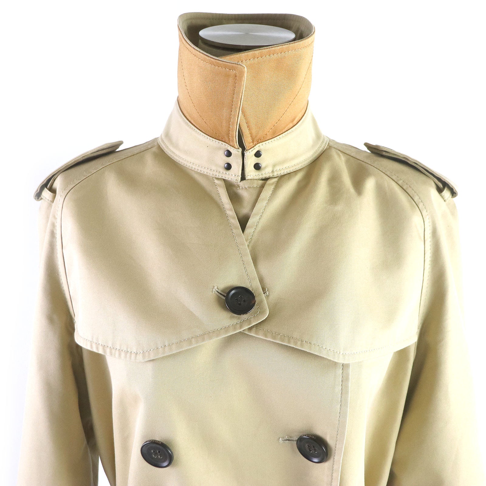 COACH F86050 Women's Short Trench Coat Beige M