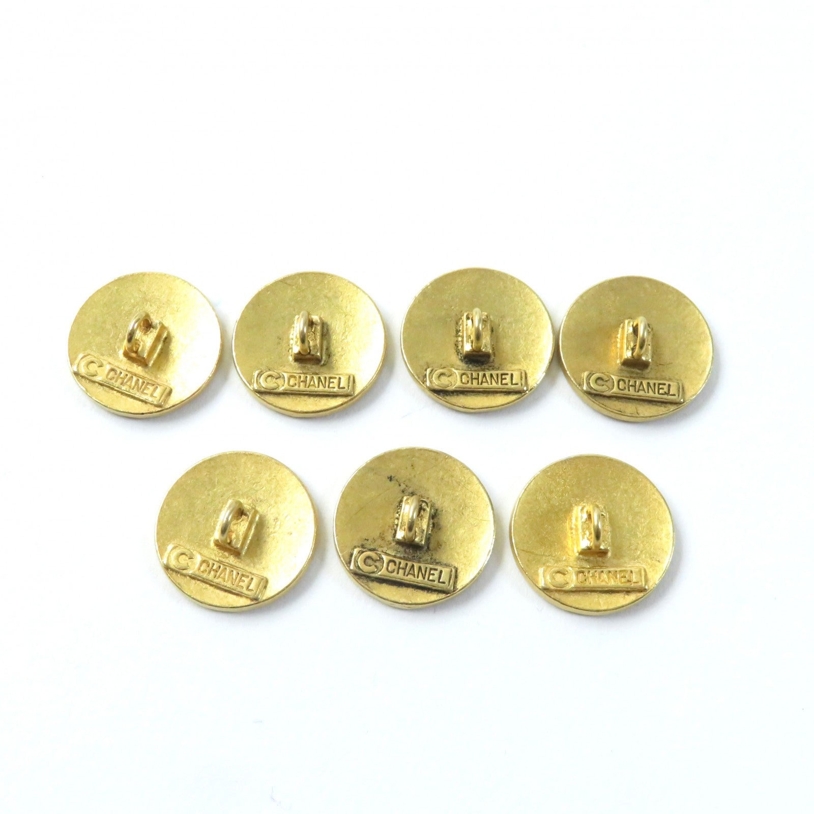 Chanel Vintage COCO Mark Buttons Set of 7