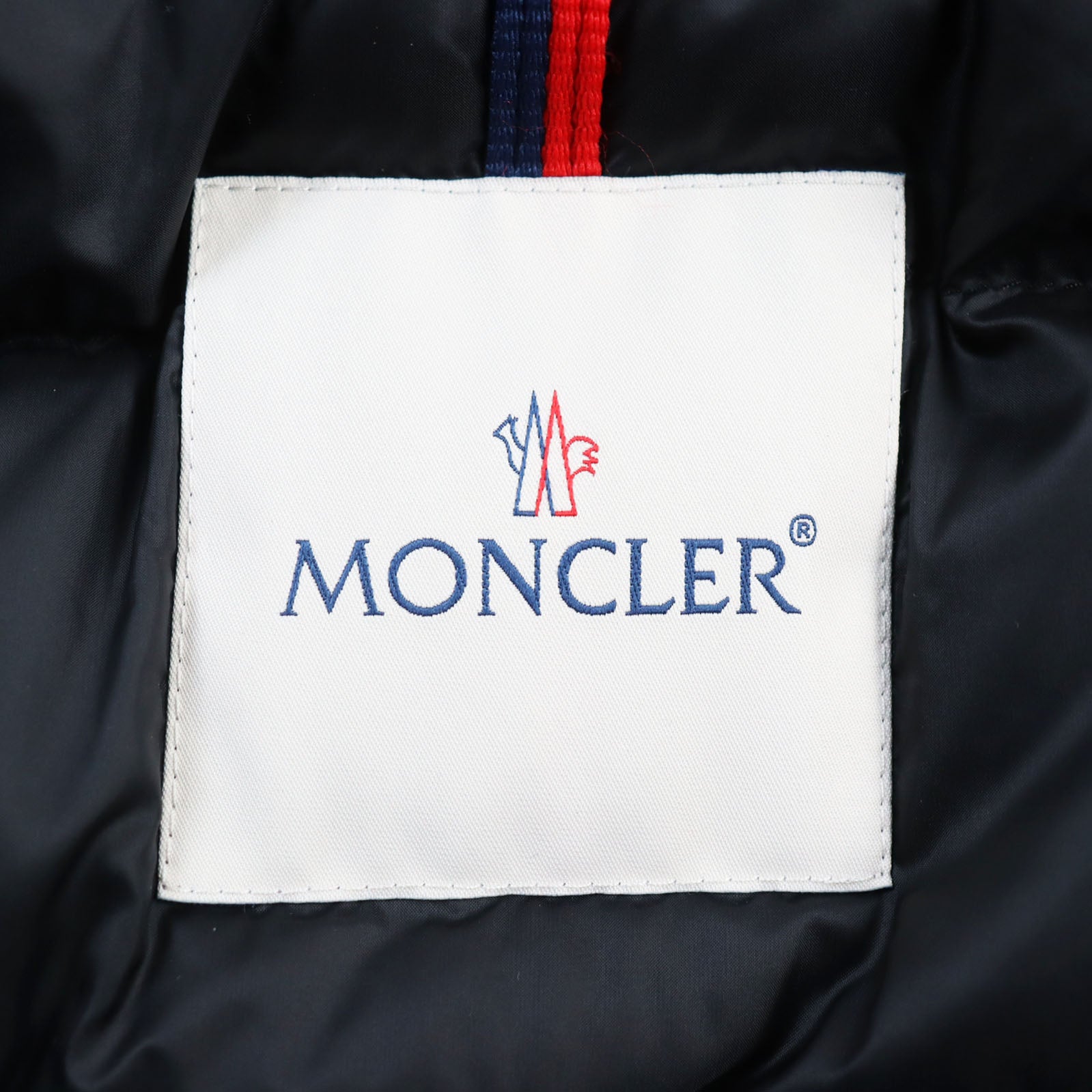 Moncler Nylon Hooded Down Jacket Black