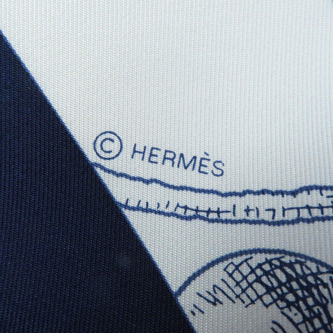 Hermes Silk Calle 90 Art of Rulership Scarf