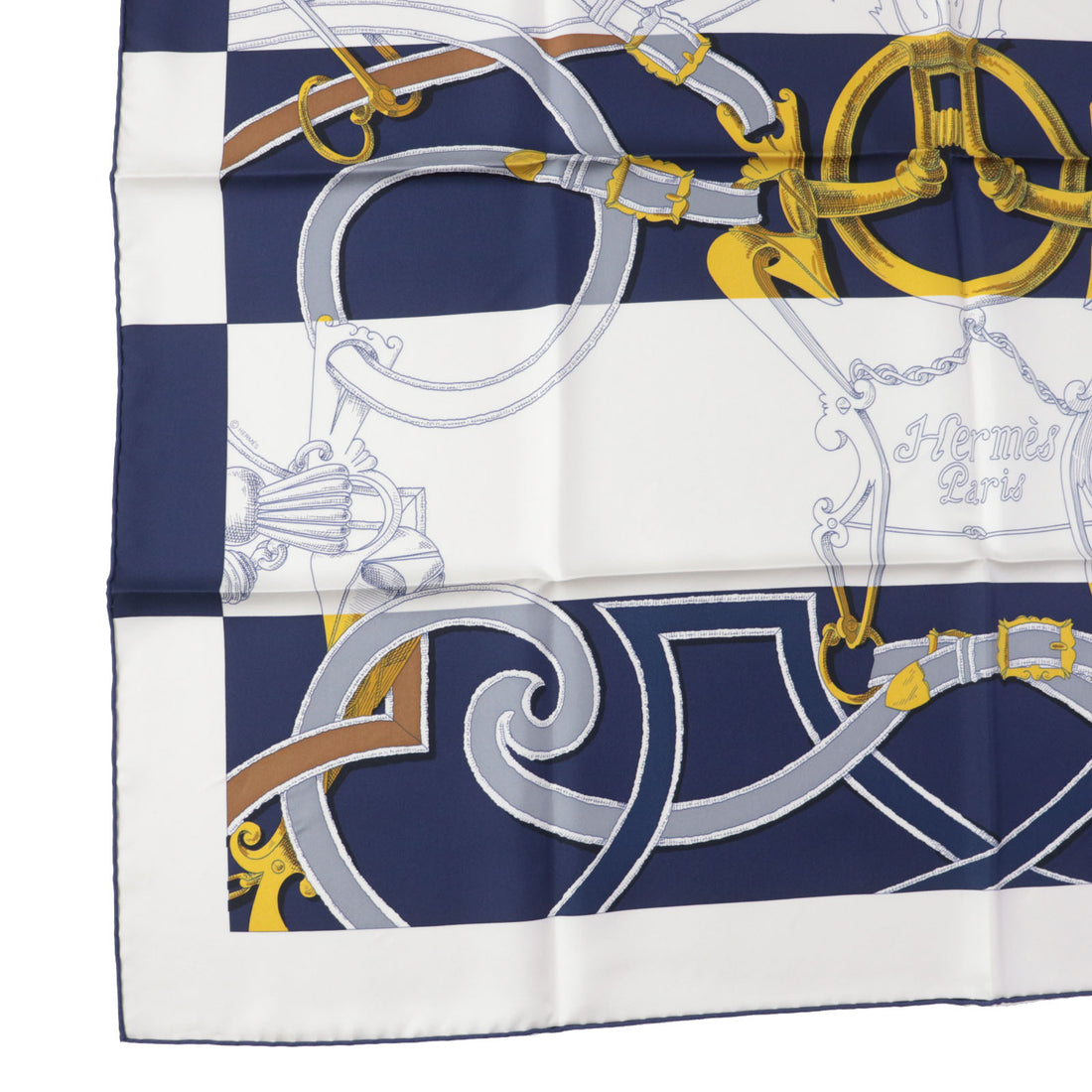 Hermes Silk Calle 90 Art of Rulership Scarf