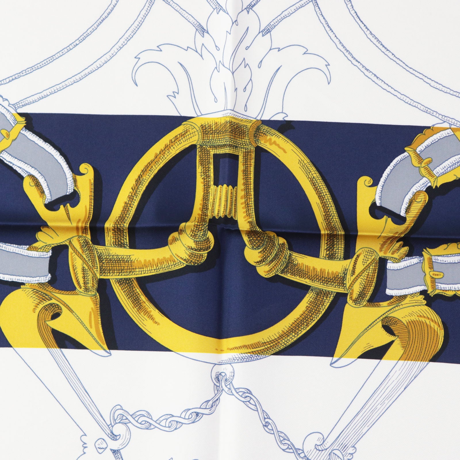 Hermes Calle 90 The Art of Rulership Silk Scarf