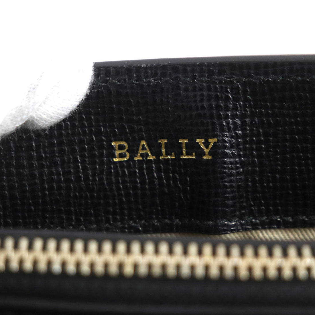 Bally Taby Logo Metal 2WAY Leather Handbag