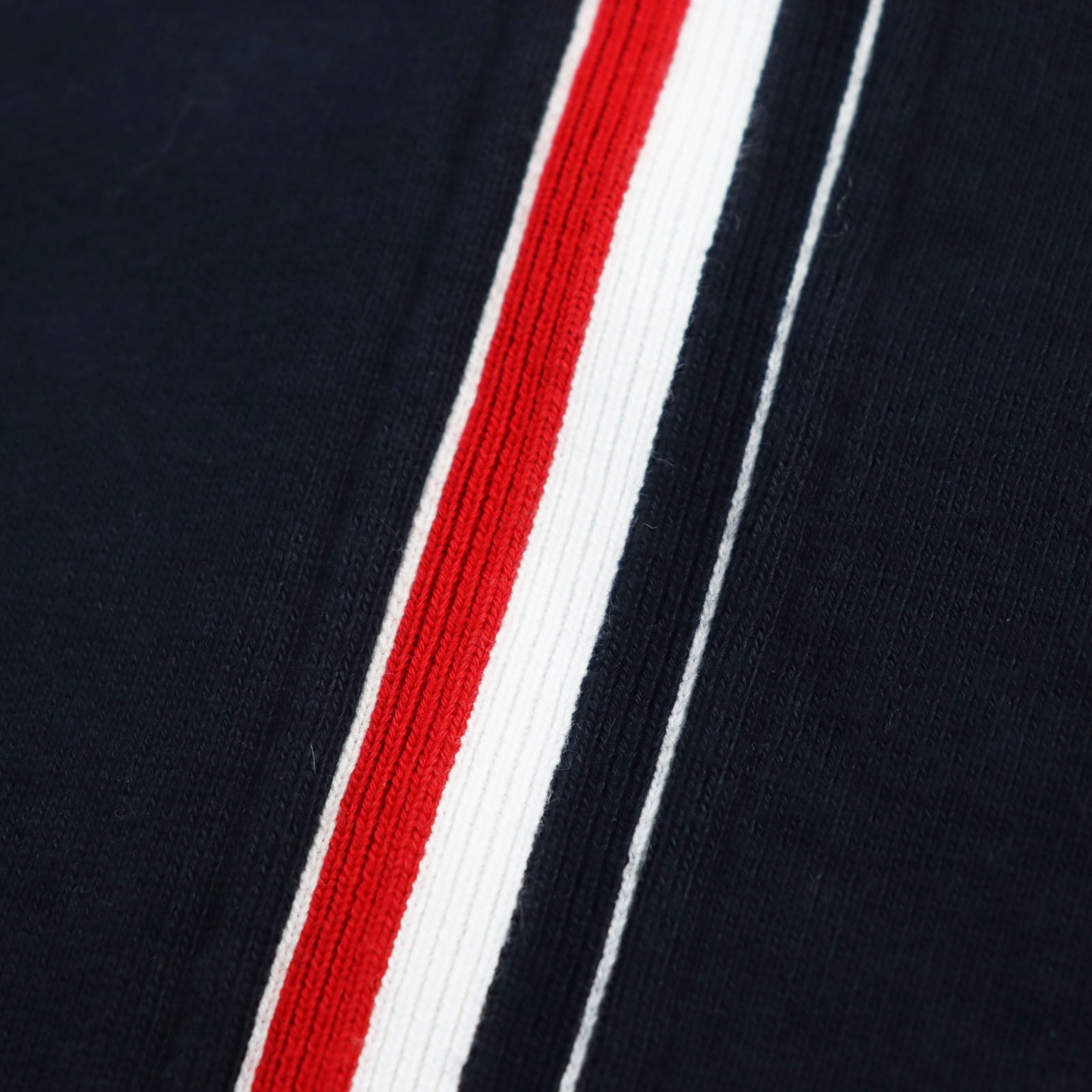 Thom Browne Cotton Triple Stripe Zip Hoodie