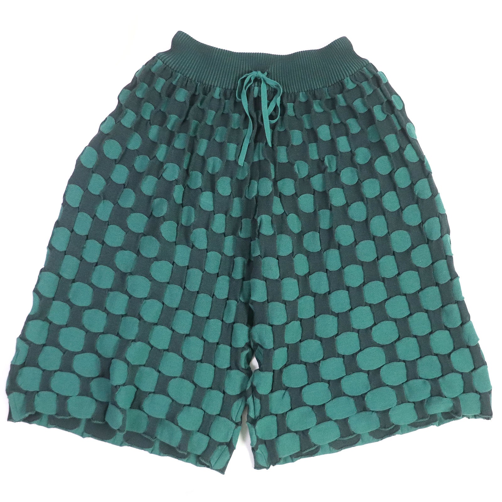 PLEATS PLEASE Dot Pattern Shorts Women