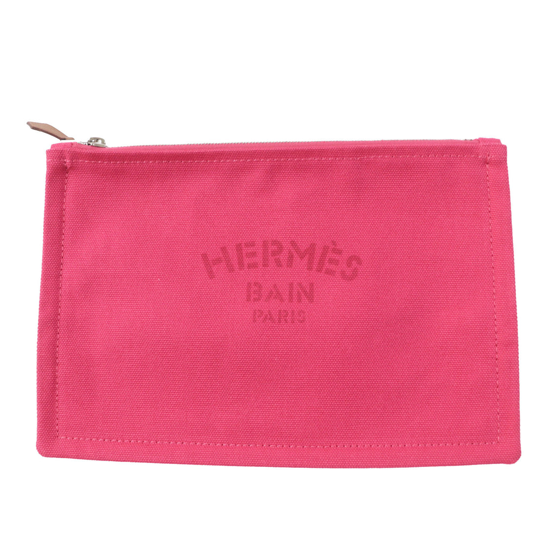 Hermes Yachting PM Canvas Pouch Pink