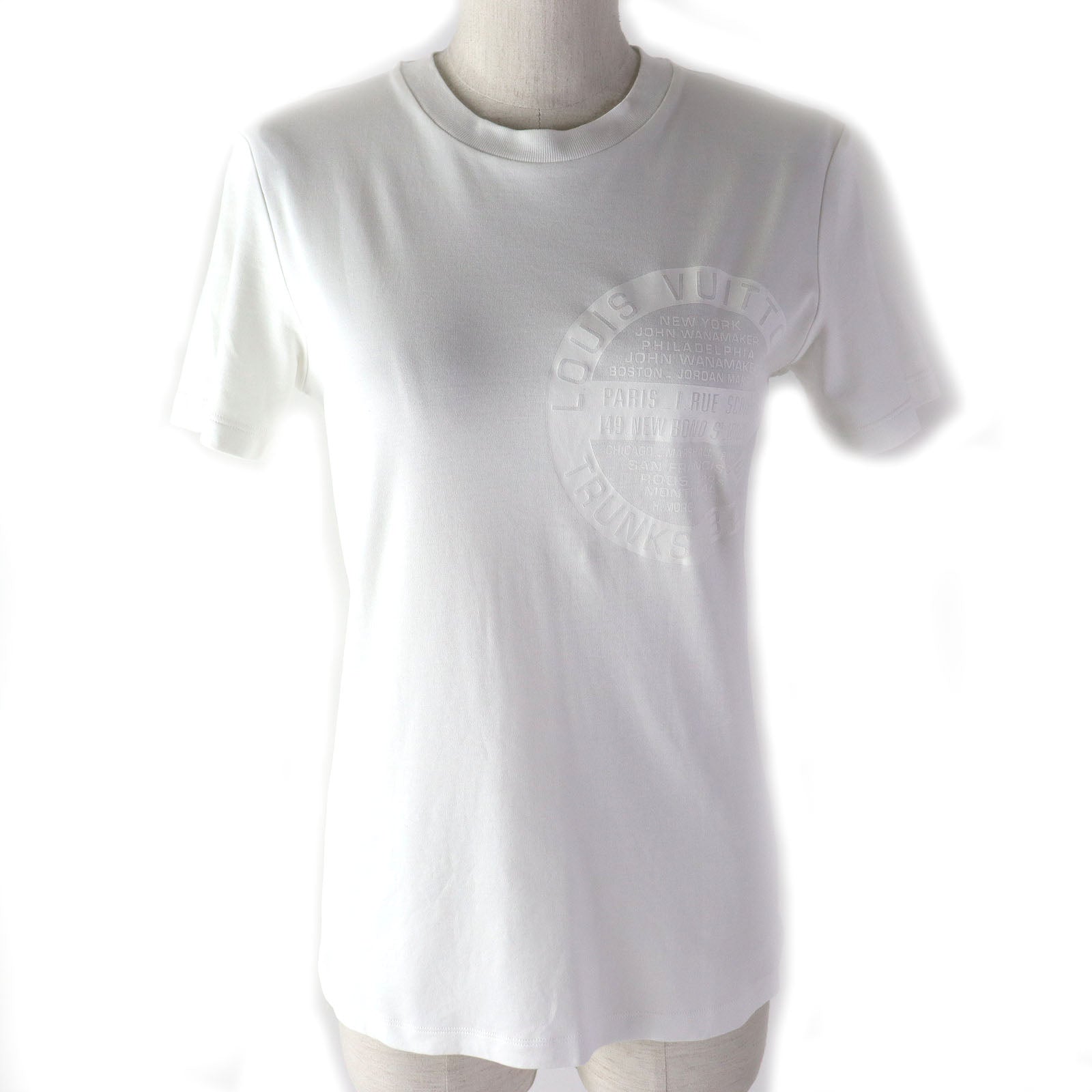 Louis Vuitton Cotton Logo T-Shirt White S