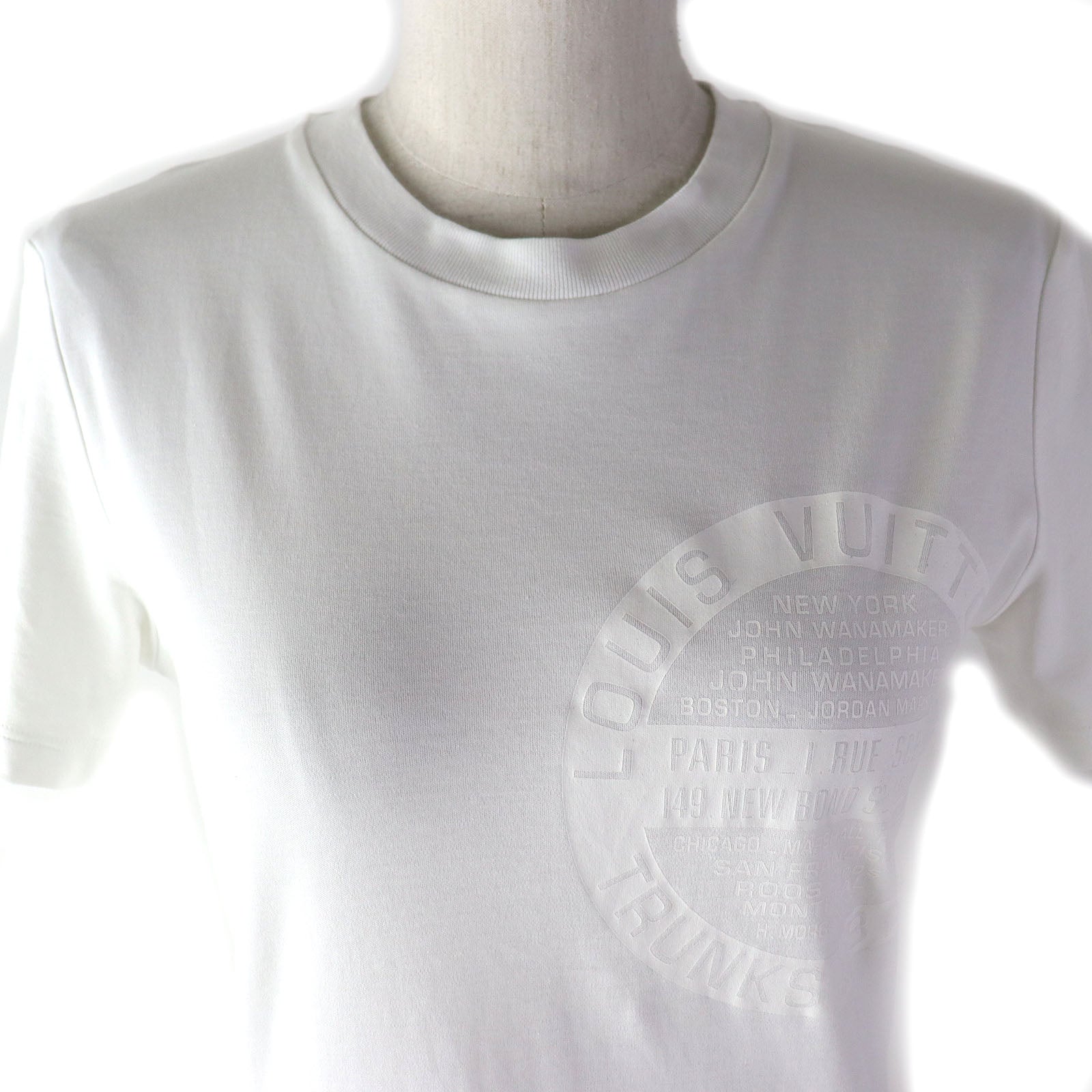 Louis Vuitton Cotton Logo T-Shirt White S