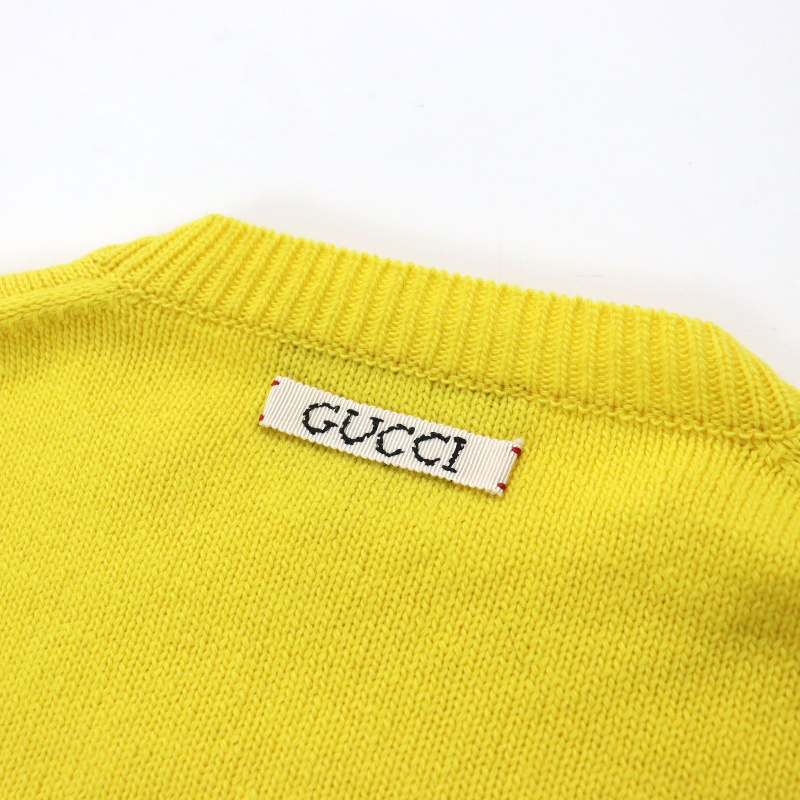 GUCCI Doraemon Wool Cotton Crew Neck Sweater S