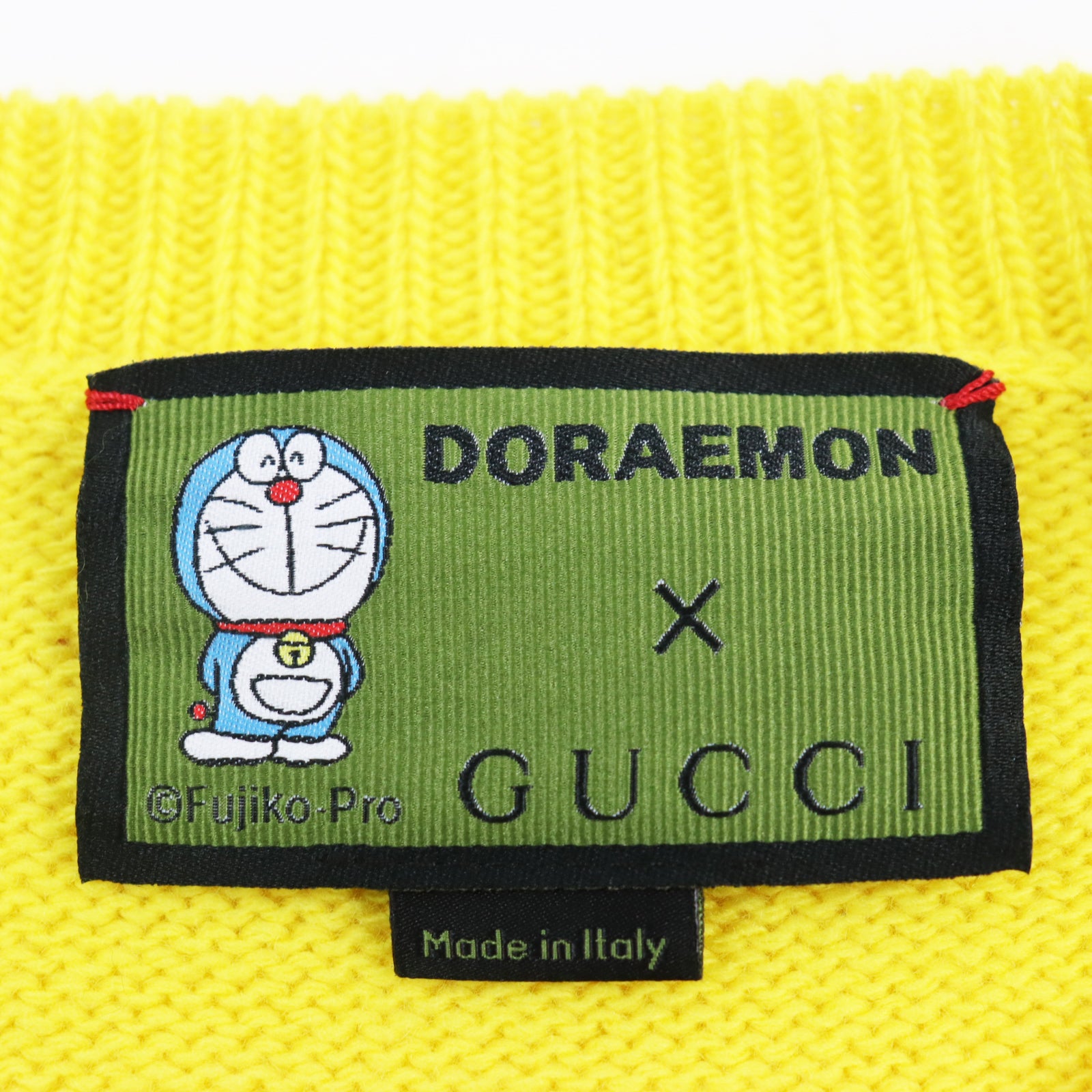 GUCCI Doraemon Wool Cotton Crew Neck Sweater S