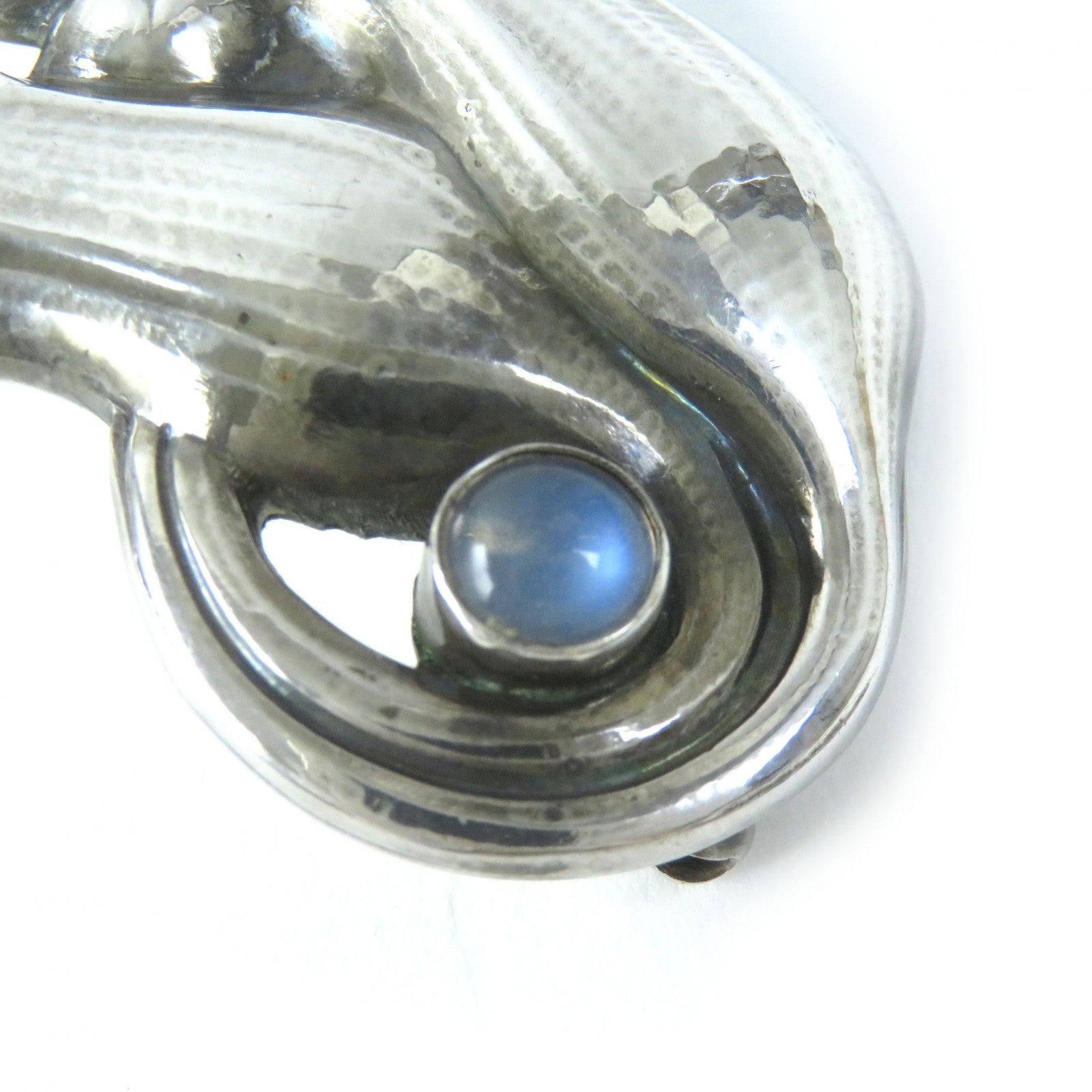 Georg Jensen Moonstone Brooch Silver