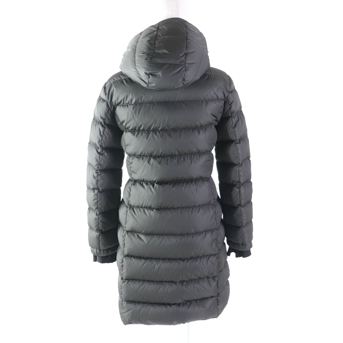 Moncler BETULONG Nylon Hooded Down Coat Khaki Women