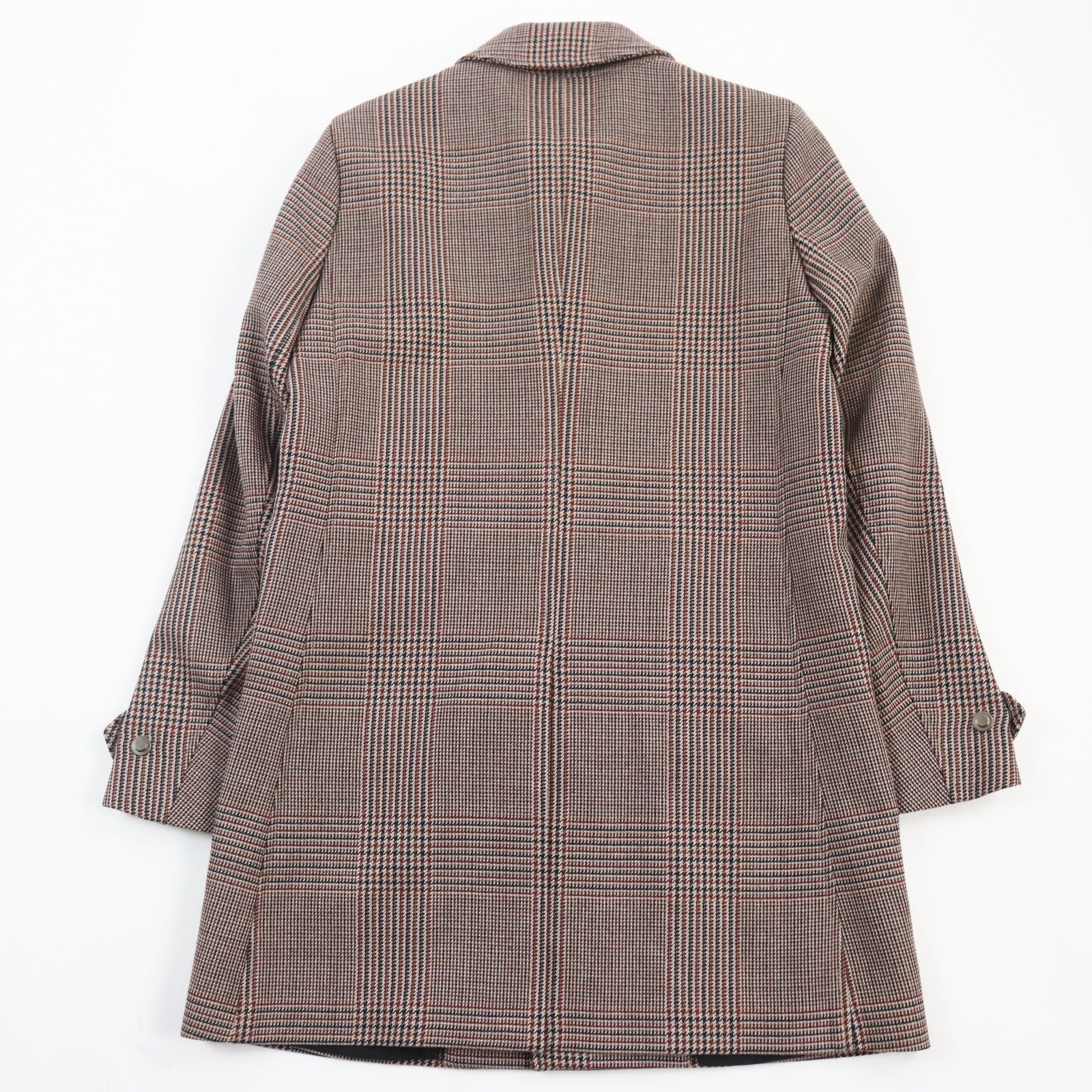 DIESEL Houndstooth Tweed Coat Multicolor