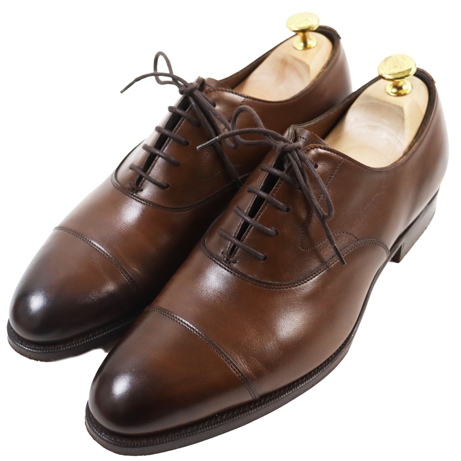 EDWARD GREEN Chelsea E82 Leather Shoes 7.5