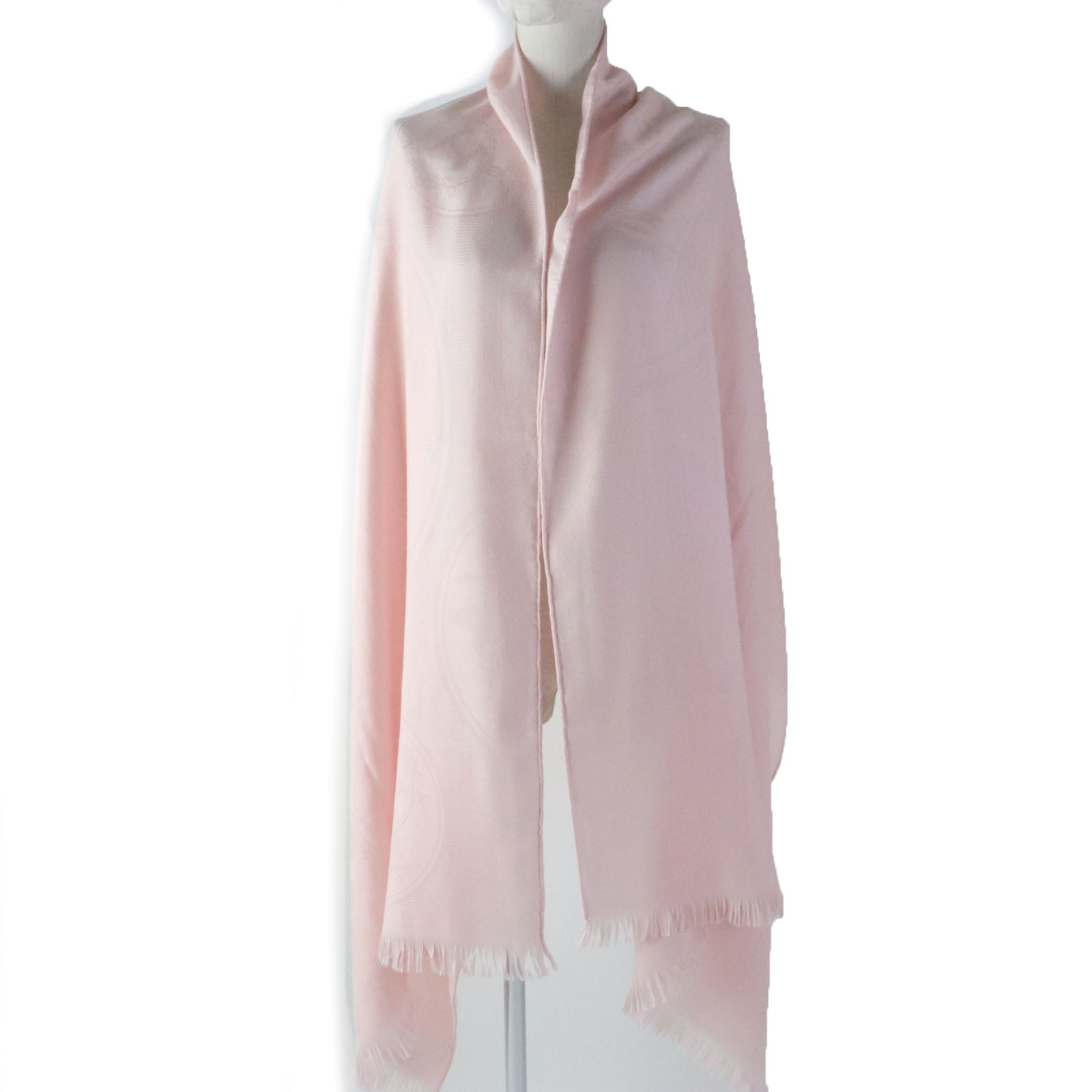 Hermes New Libris Cashmere Silk Shawl