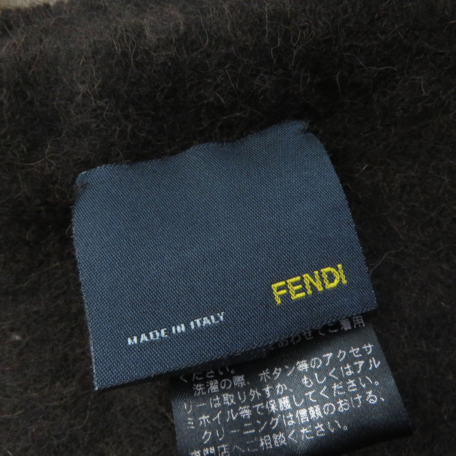 Fendi Cashmere Mink Sable Fringe Stole