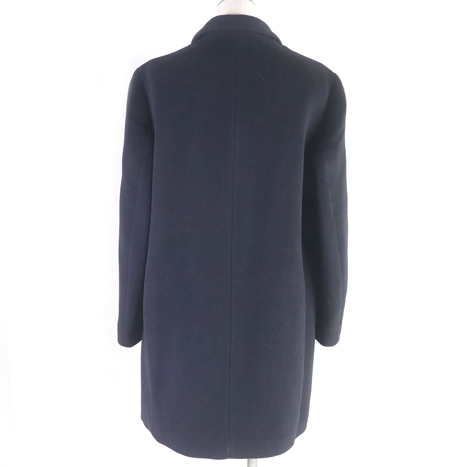 Jil Sander Wool Angola Long Chester Coat Women