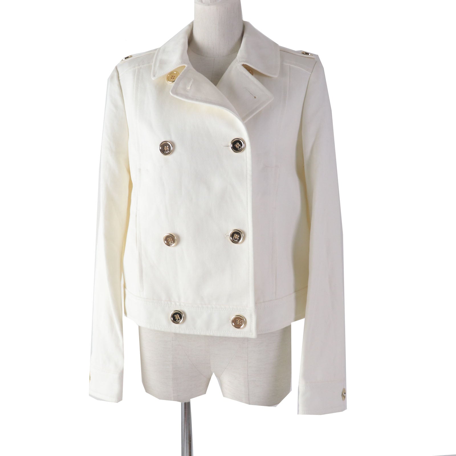 COACH Denim Jacket White M Women