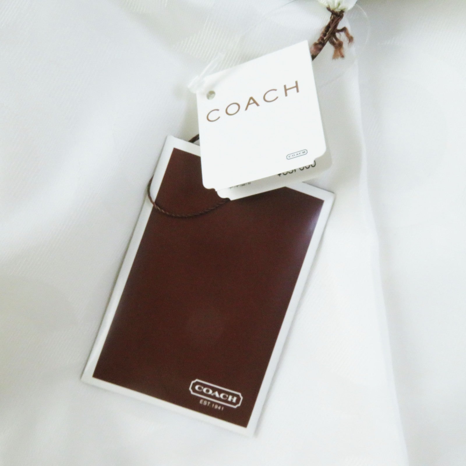 COACH Denim Jacket White M Women