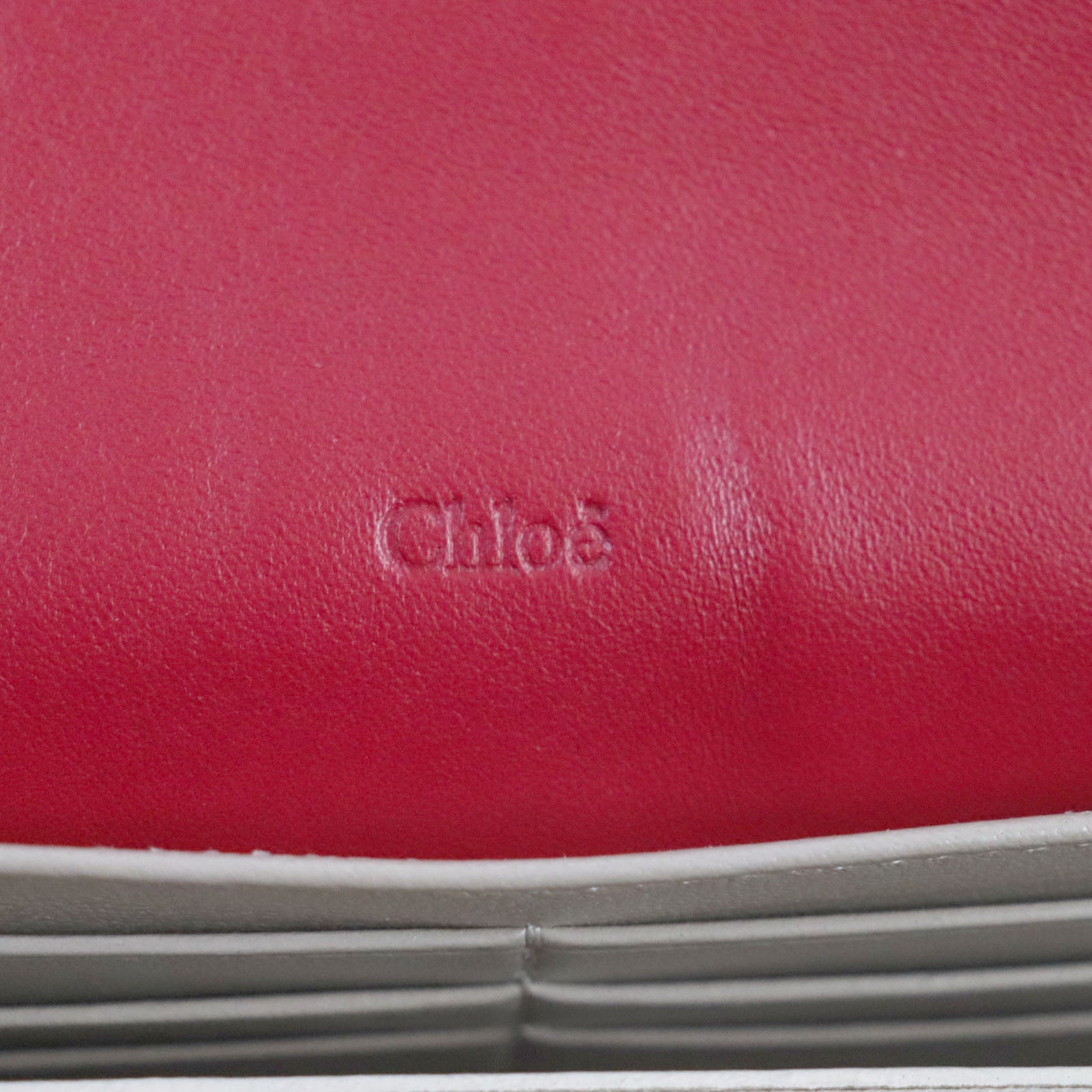 Chloe Georgia Double Flap Long Wallet Leather