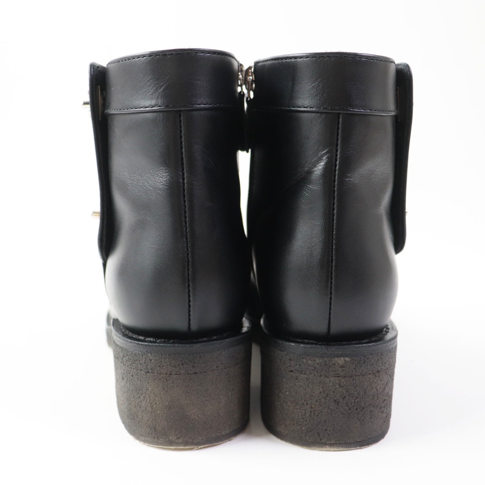 Chanel Calfskin COCO Mark Turnlock Boots 36