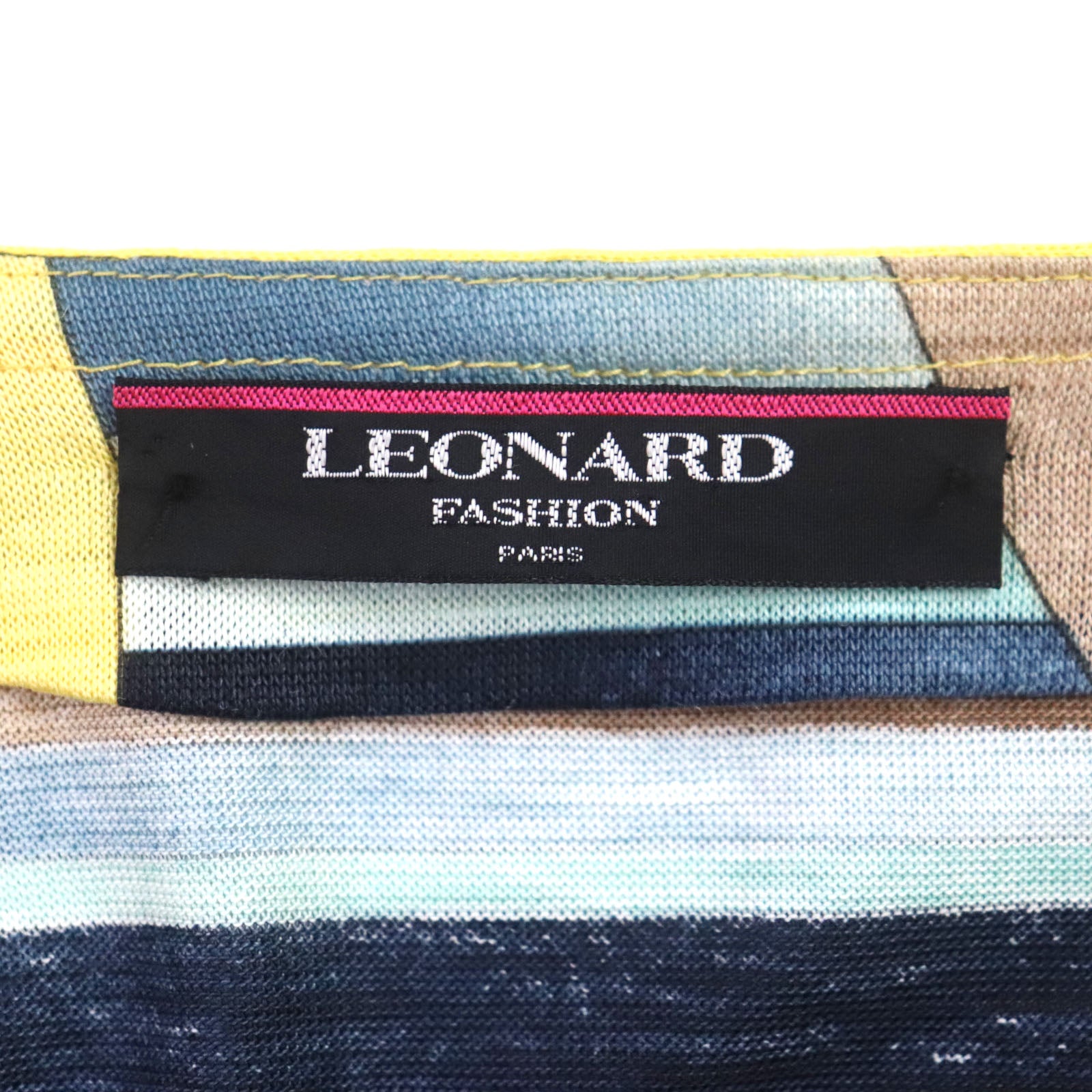 LEONARD FASHION Linen Print Sleeveless Cardigan Ensemble