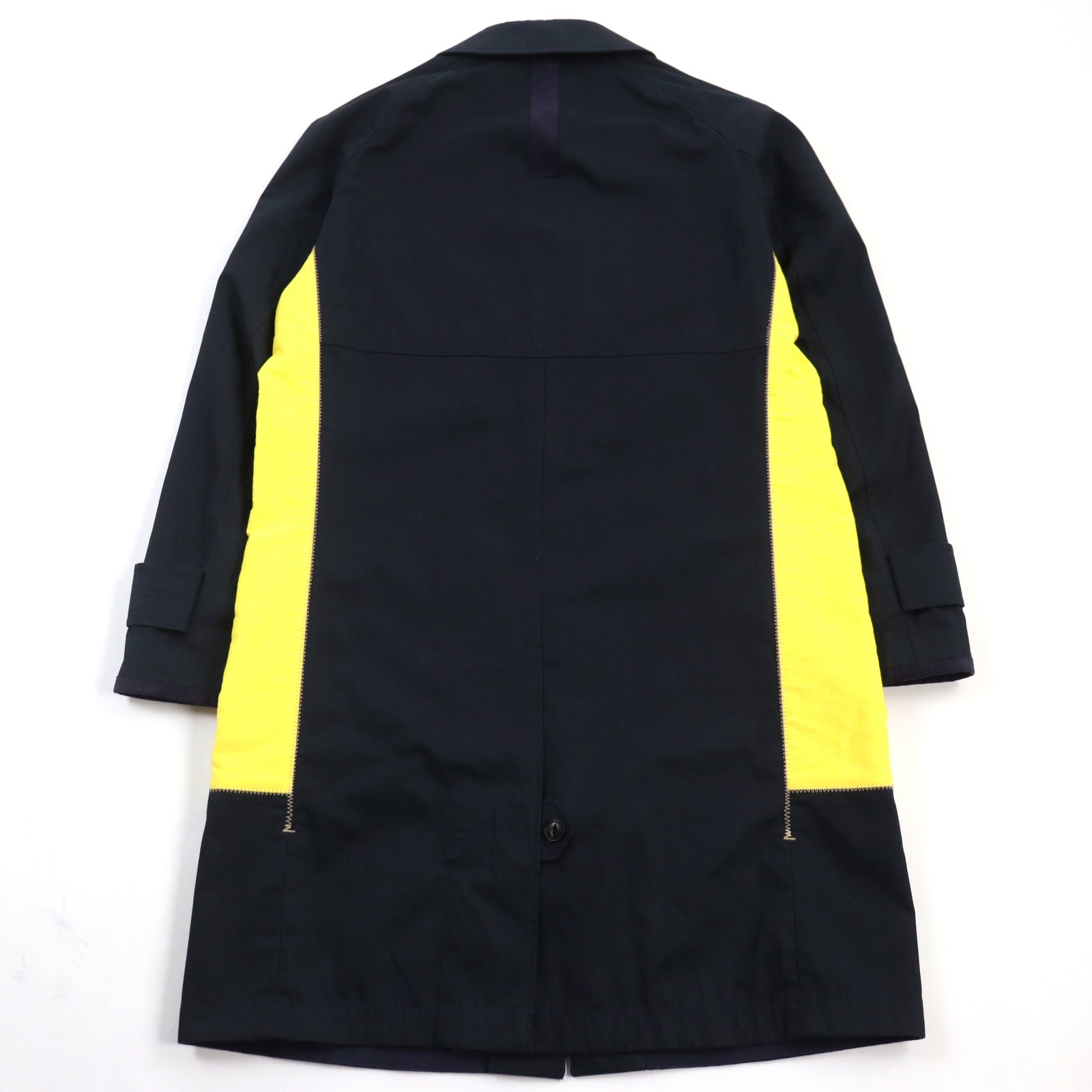 JUNYA WATANABE Two-tone Cotton Work Coat Navy/Yellow S