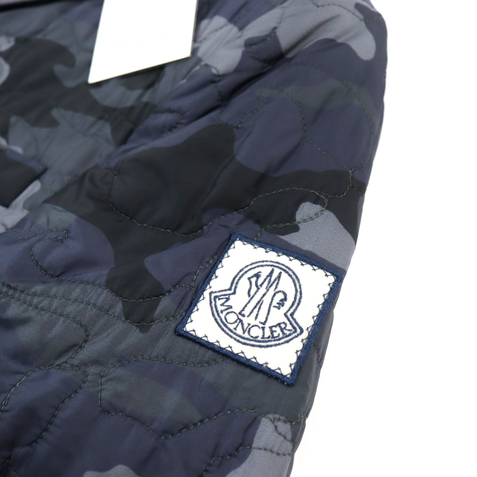 Moncler Nylon Jacket Navy Camouflage Italy