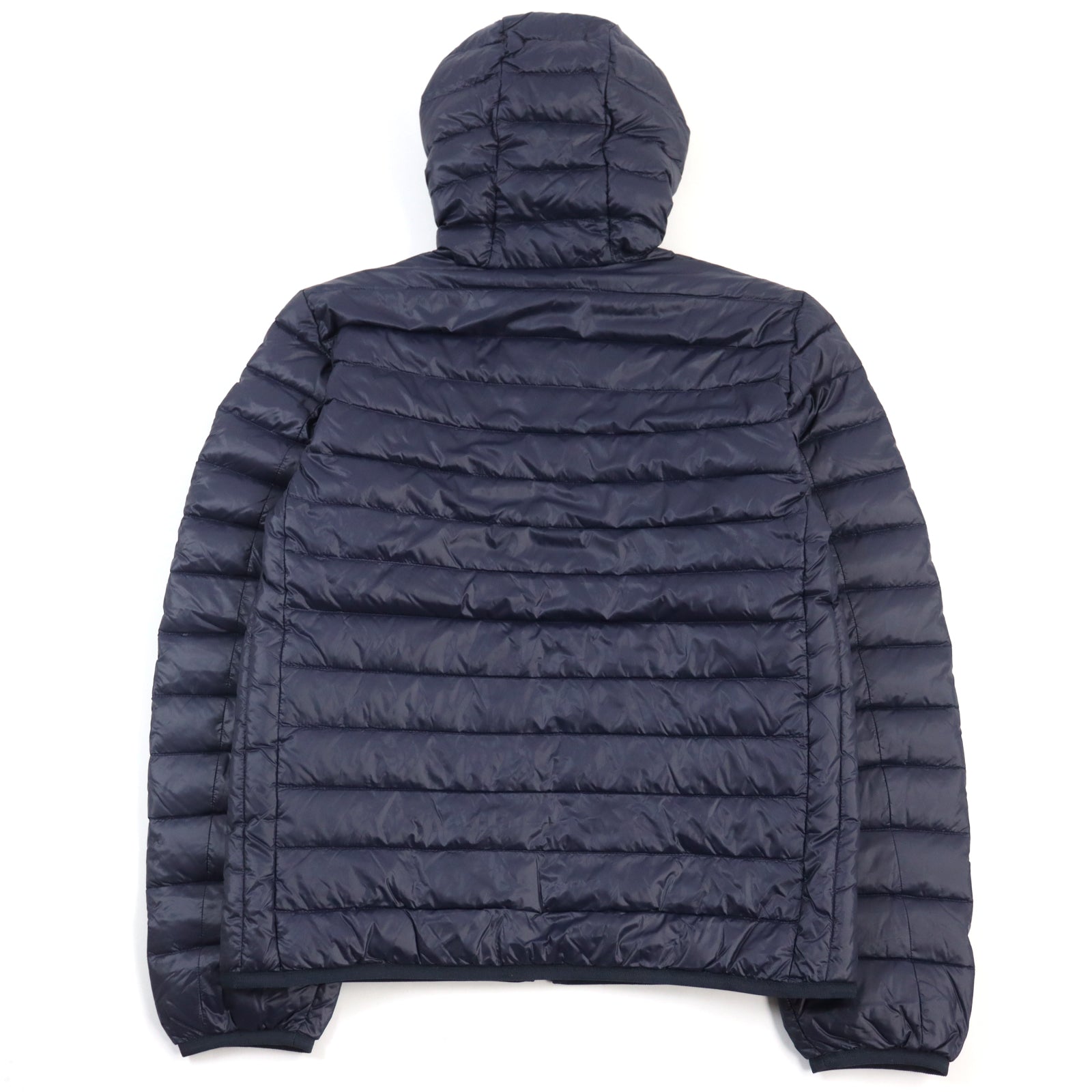 PRADA Nylon Hooded Down Jacket Navy