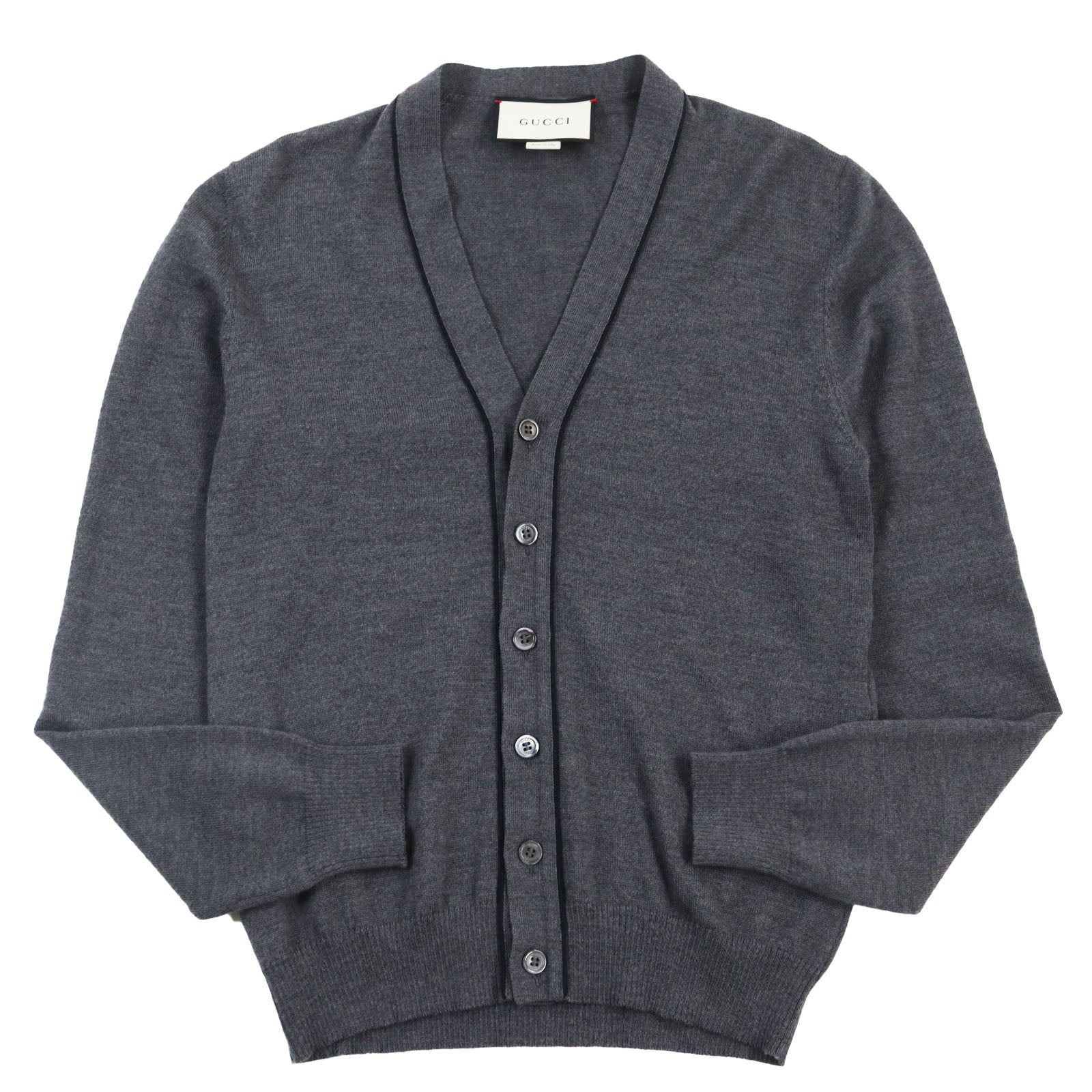 Gucci Wool Cardigan Gray XS 429901