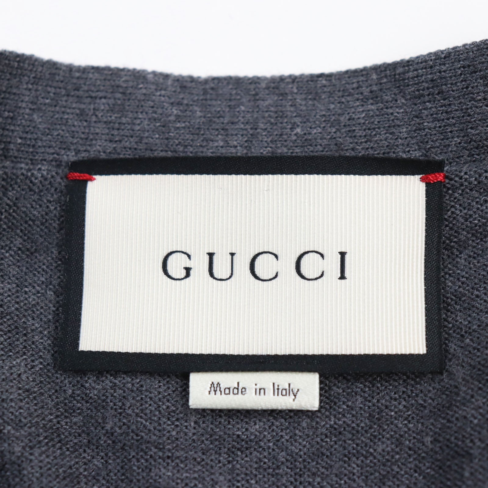 Gucci Wool Cardigan Gray XS 429901