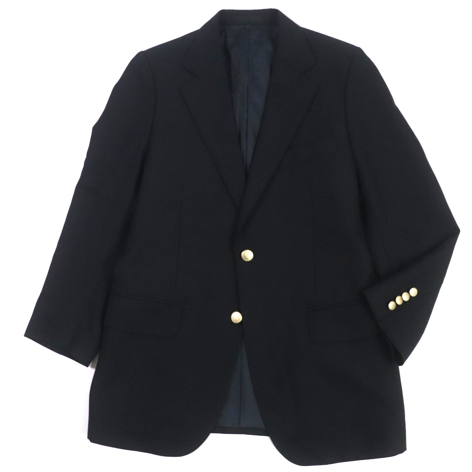 Burberry Wool Cashmere Navy Blazer Jacket