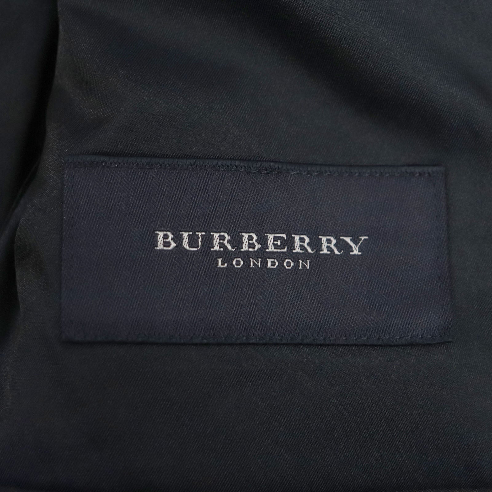 Burberry Wool Cashmere Navy Blazer Jacket