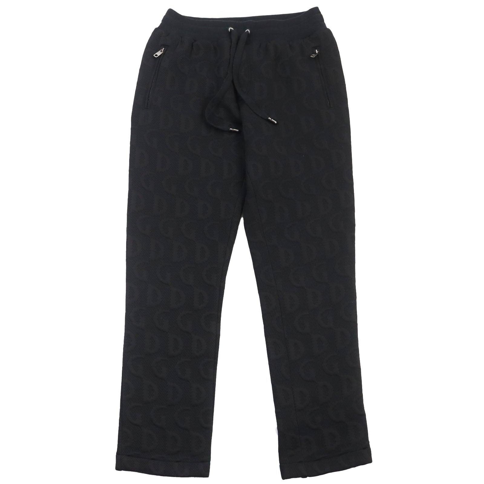 Dolce & Gabbana Black Logo Jogger Pants