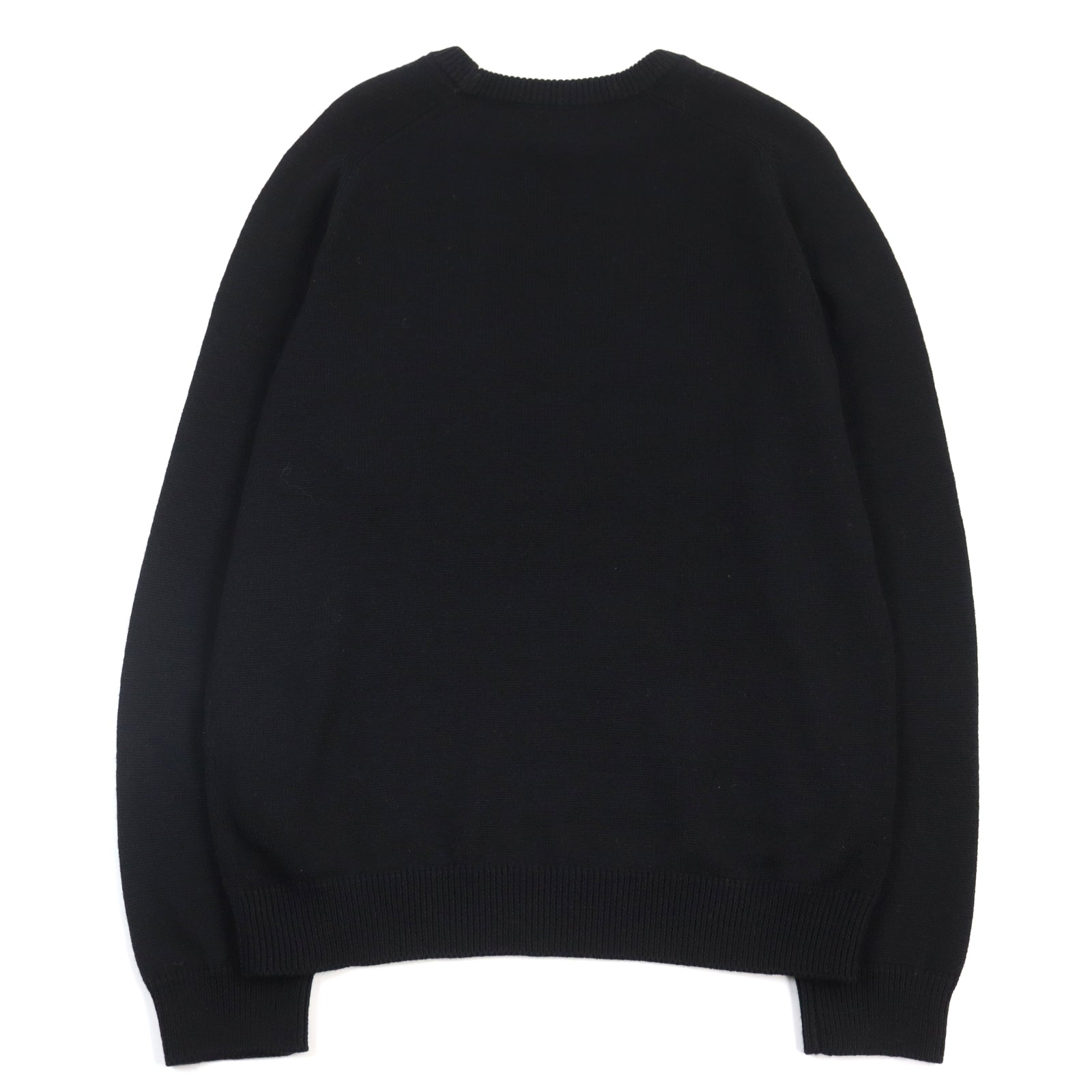 Saint Laurent Wool Bead Embroidered Crew Knit Sweater XS