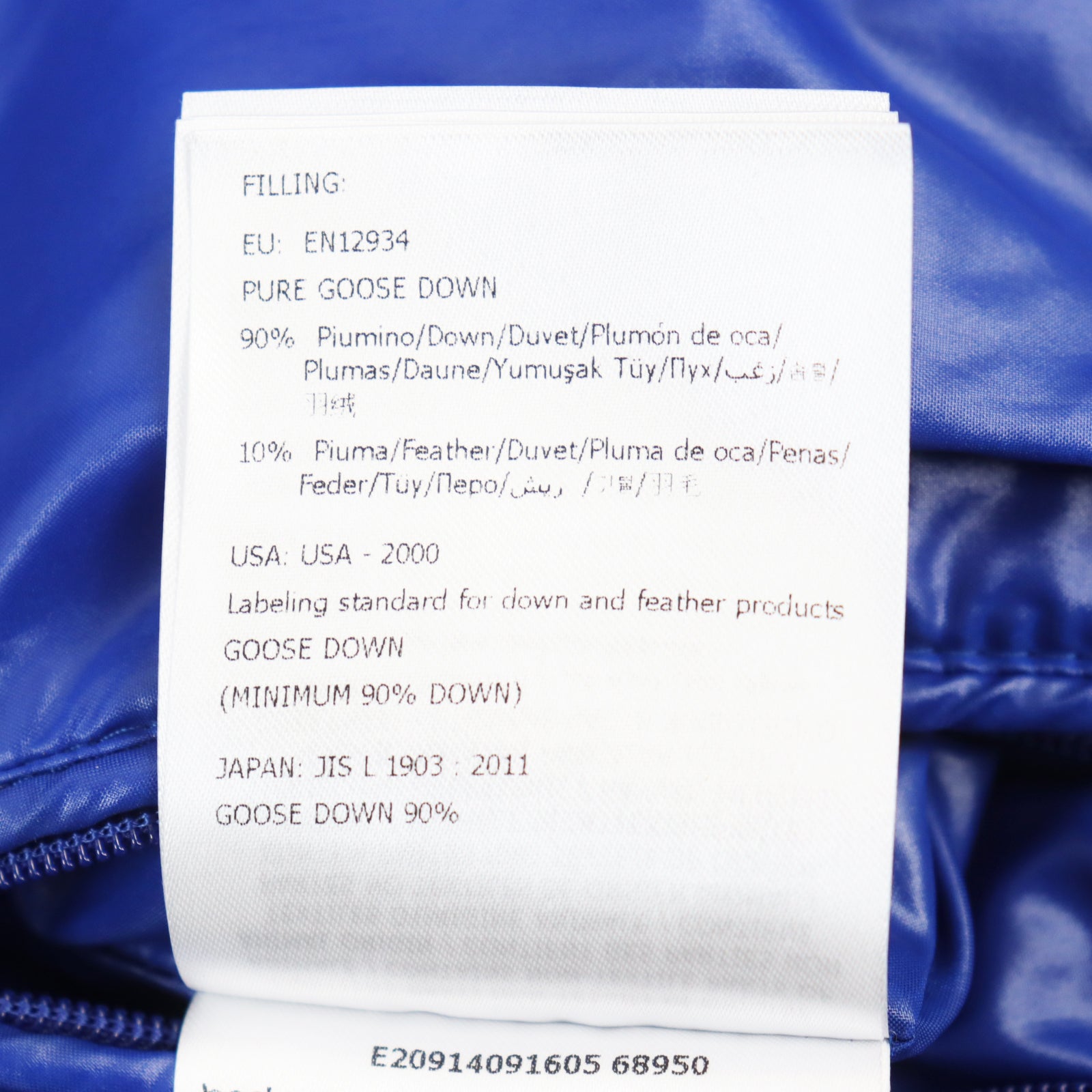 Moncler BERRIAT GIUBBOTTO Down Jacket Blue