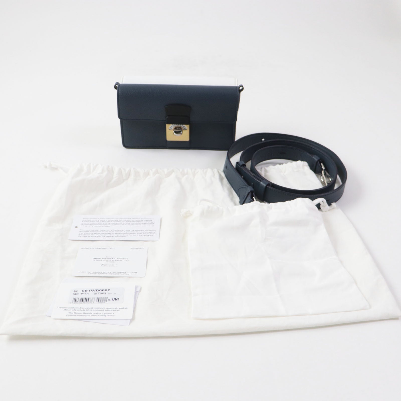 Maison Margiela Leather New Lock Shoulder Bag