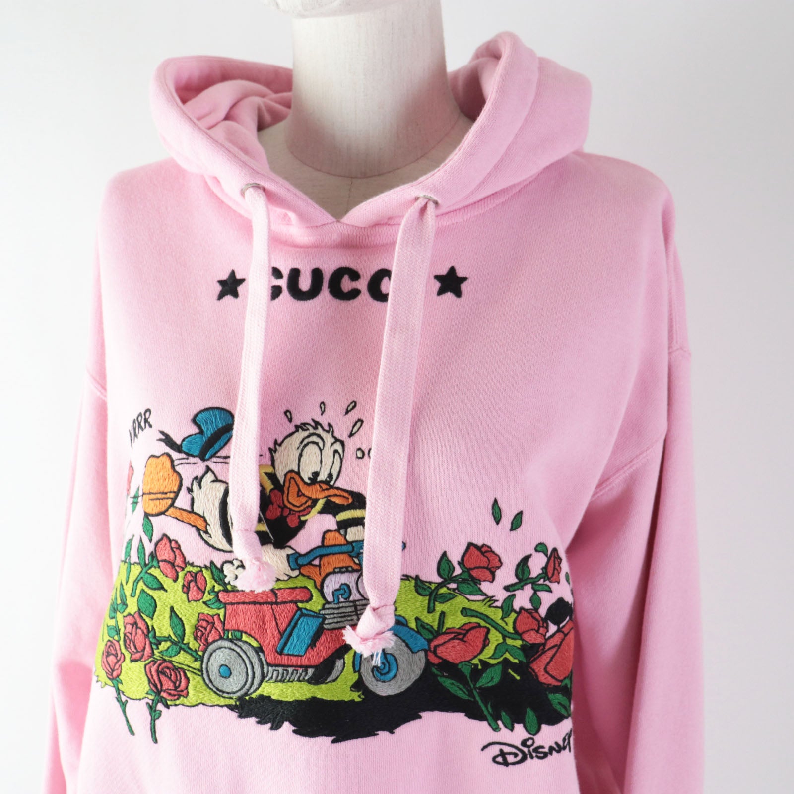 GUCCI Disney Donald Duck Hoodie XS Pink