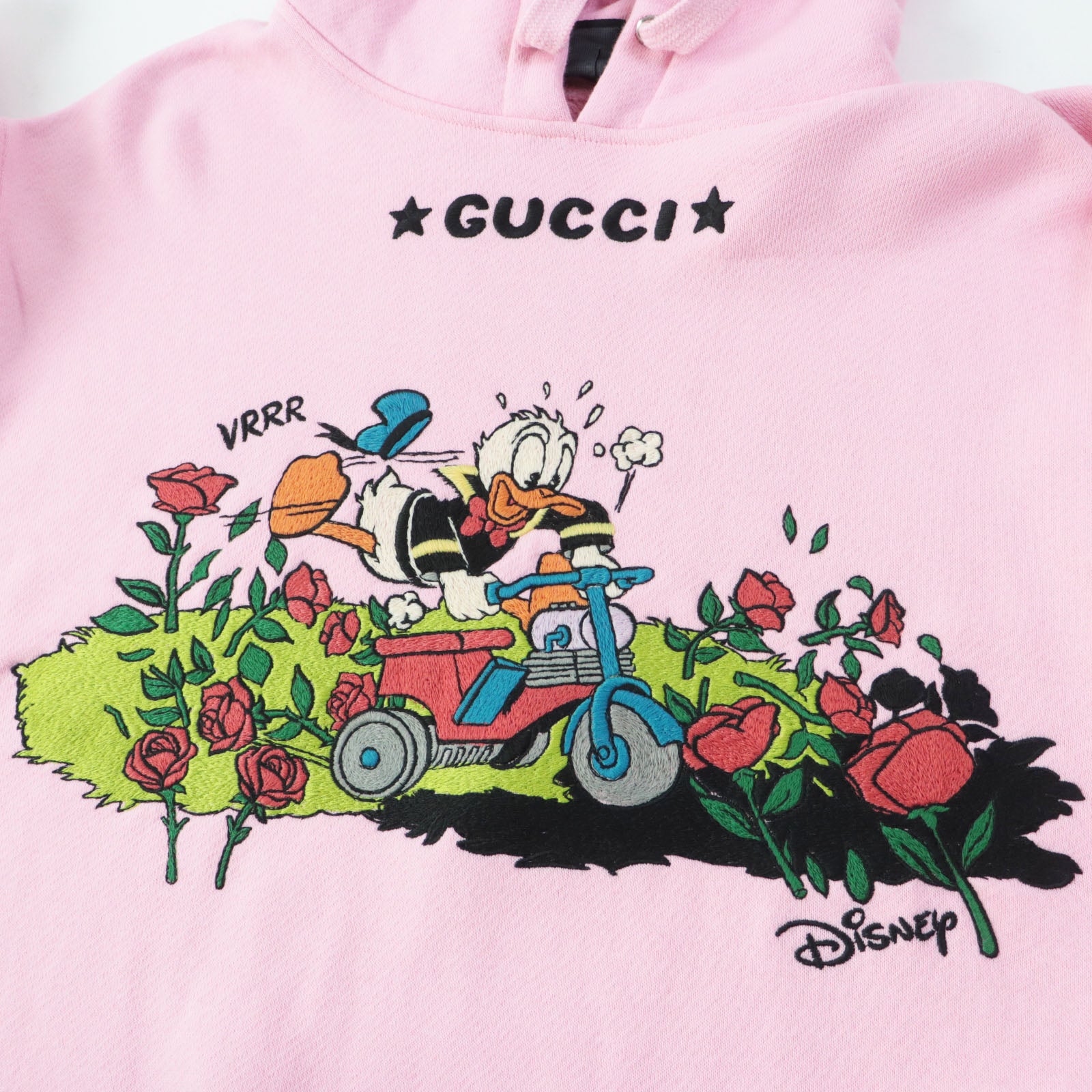 GUCCI Disney Donald Duck Hoodie XS Pink