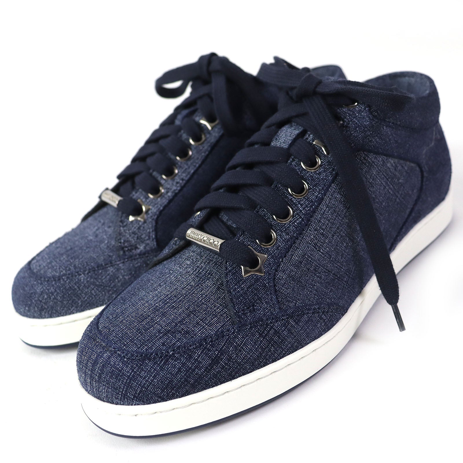 Jimmy Choo Miami Denim Sneakers Women