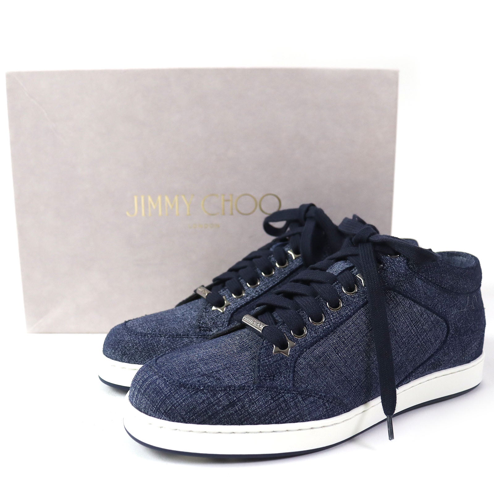 Jimmy Choo Miami Denim Sneakers Women